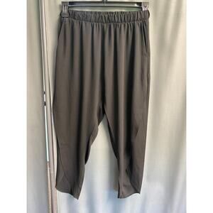 Show Me Your MuMu Pants Women Small Black Wide Leg Elastic Waist Regular Fit B76